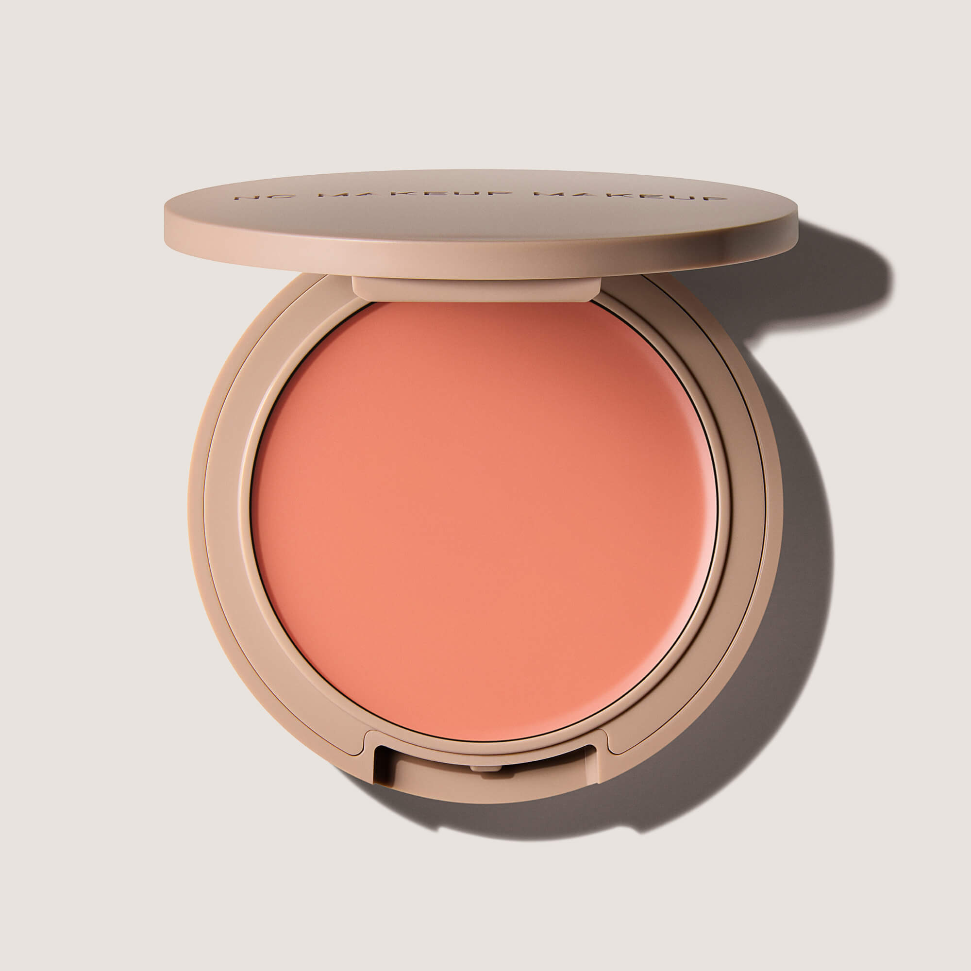 blush compact in peach shade