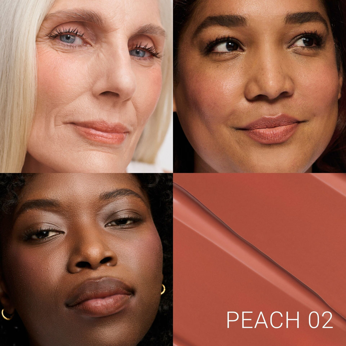 No Makep Makeup Creme Classic Lipstick Peach 02 Quad