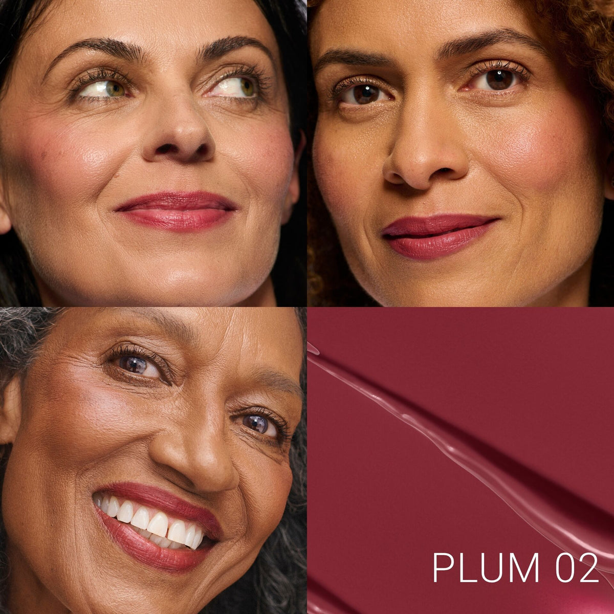 No Makep Makeup Creme Classic Lipstick Plum 02 Quad