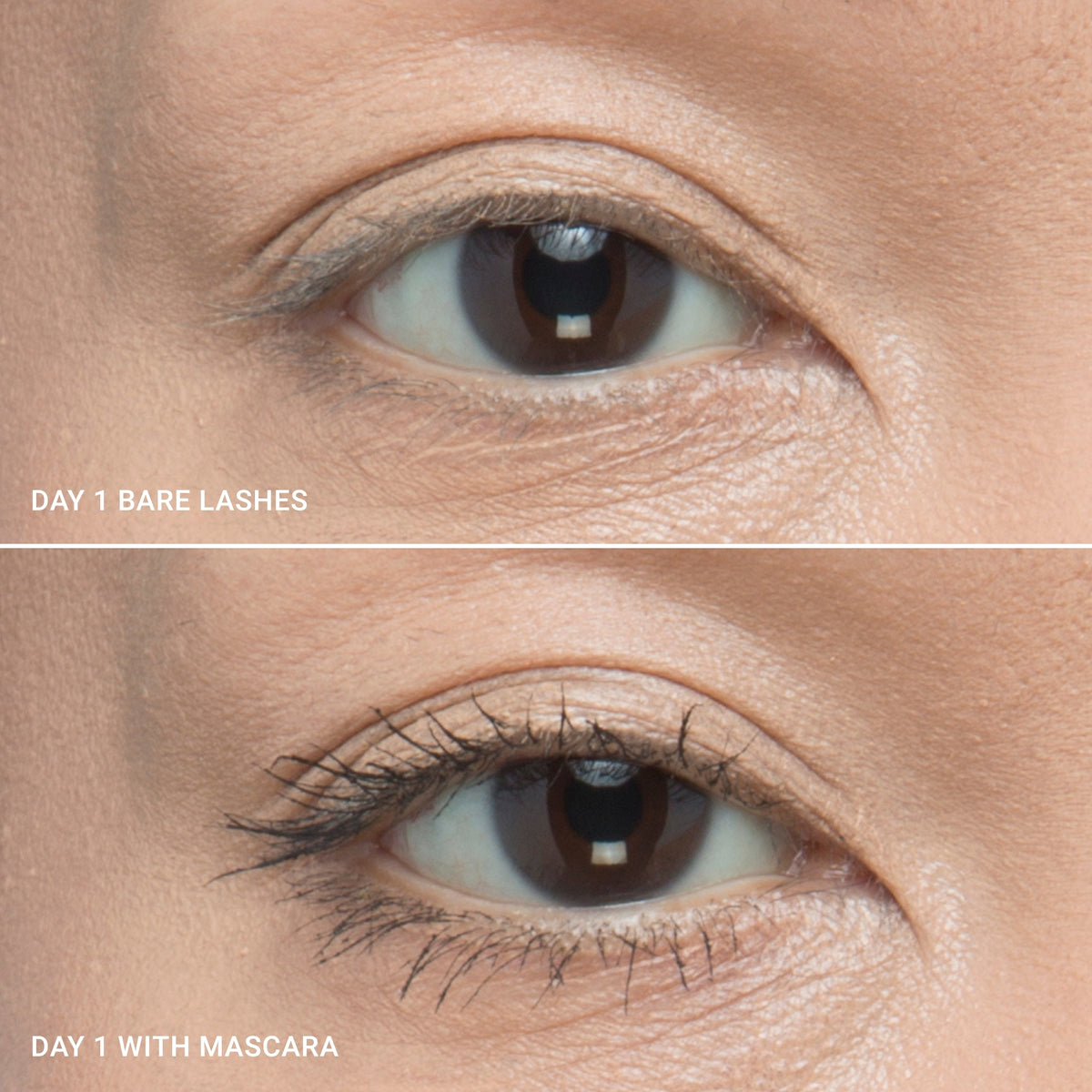 No Makeup Makeup Perfect Swipe Mascara Before and After Results
