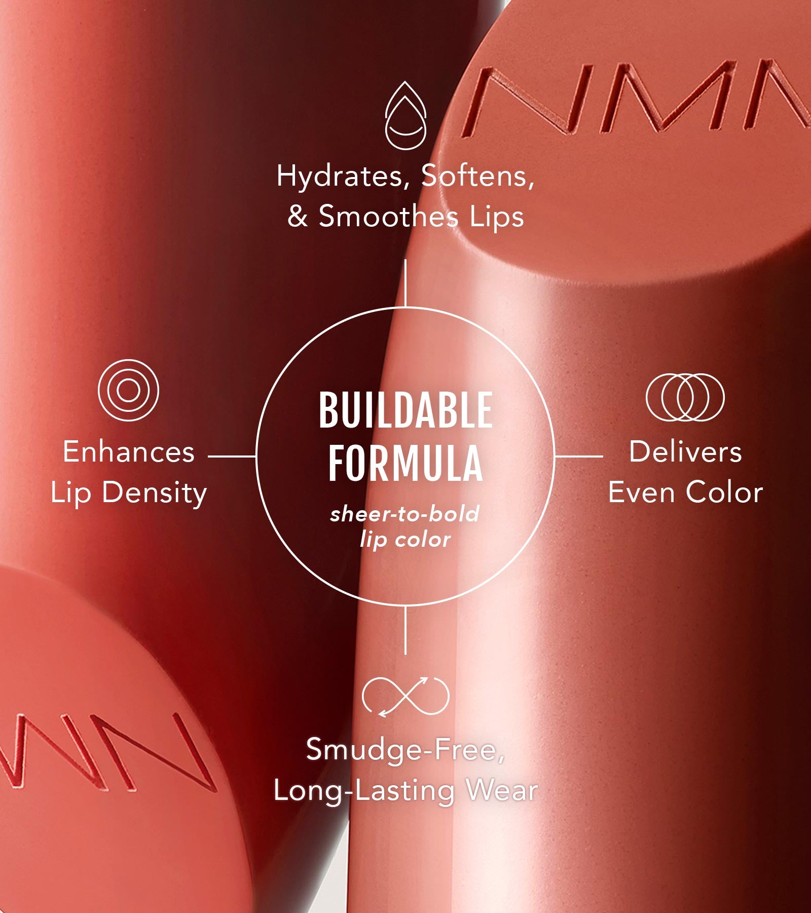 buildable formula peach creme lipstick