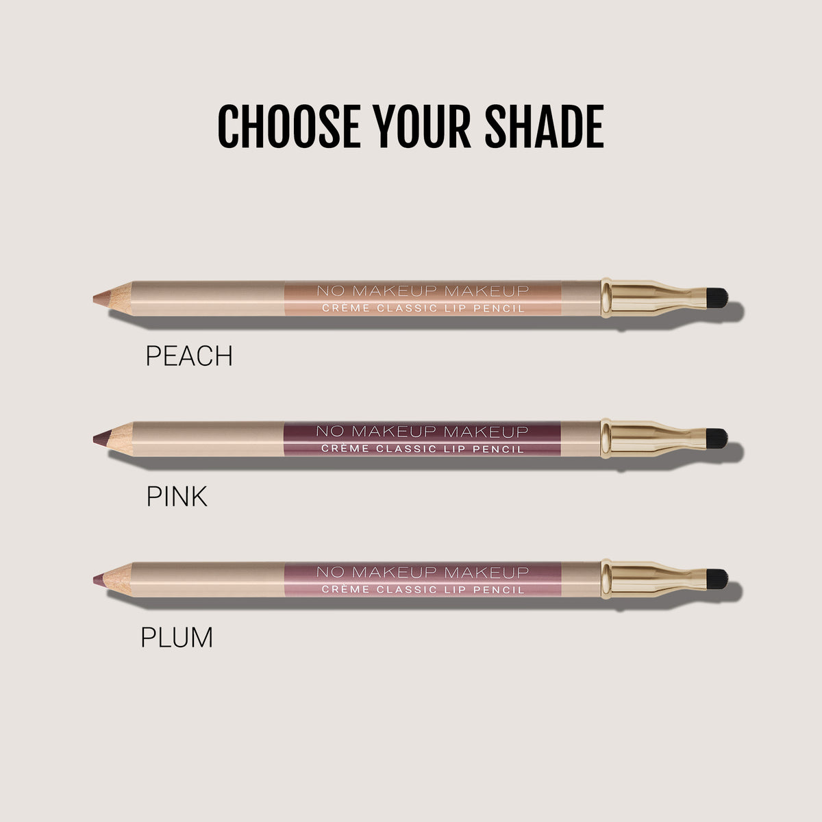 No Makep Makeup Creme Classic Lip Pencil Choose Your Shade