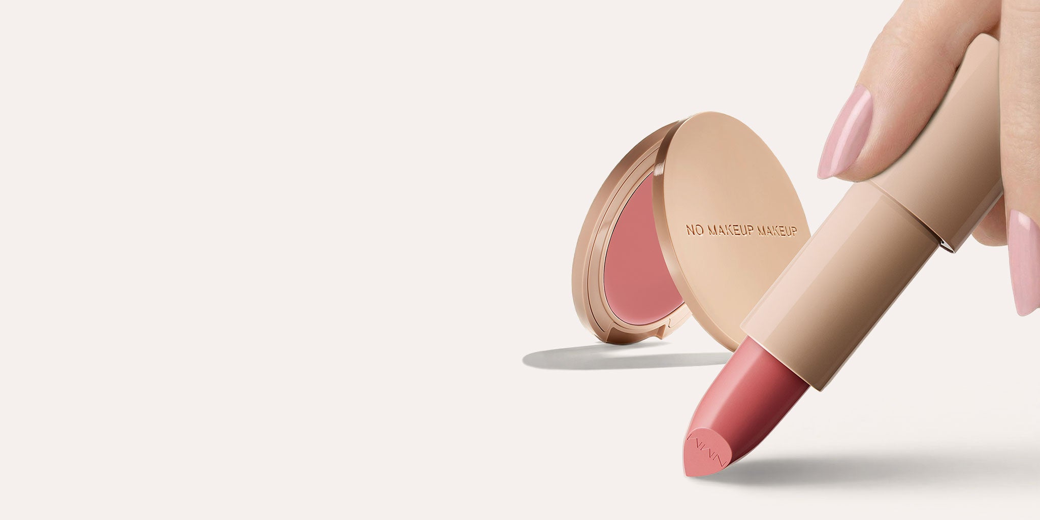 XO V Collection Lipstick and blush in Rose