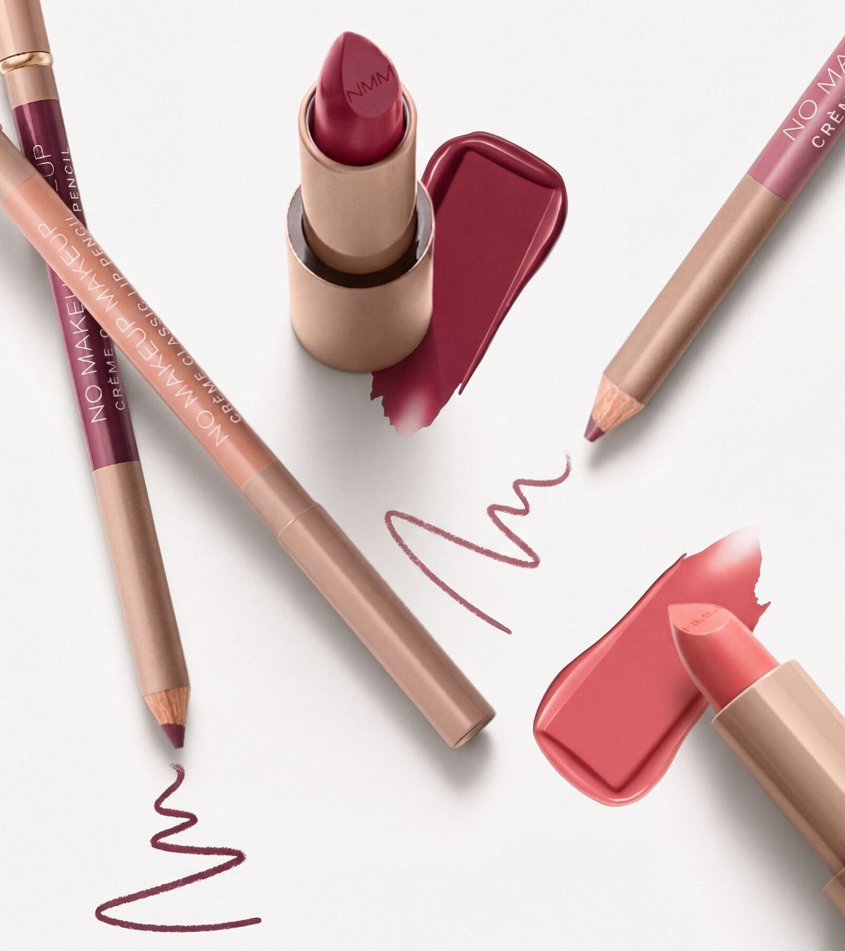 No Makeup Makeup Creme Classic Lip Pencils and Classic Creme Lipsticks