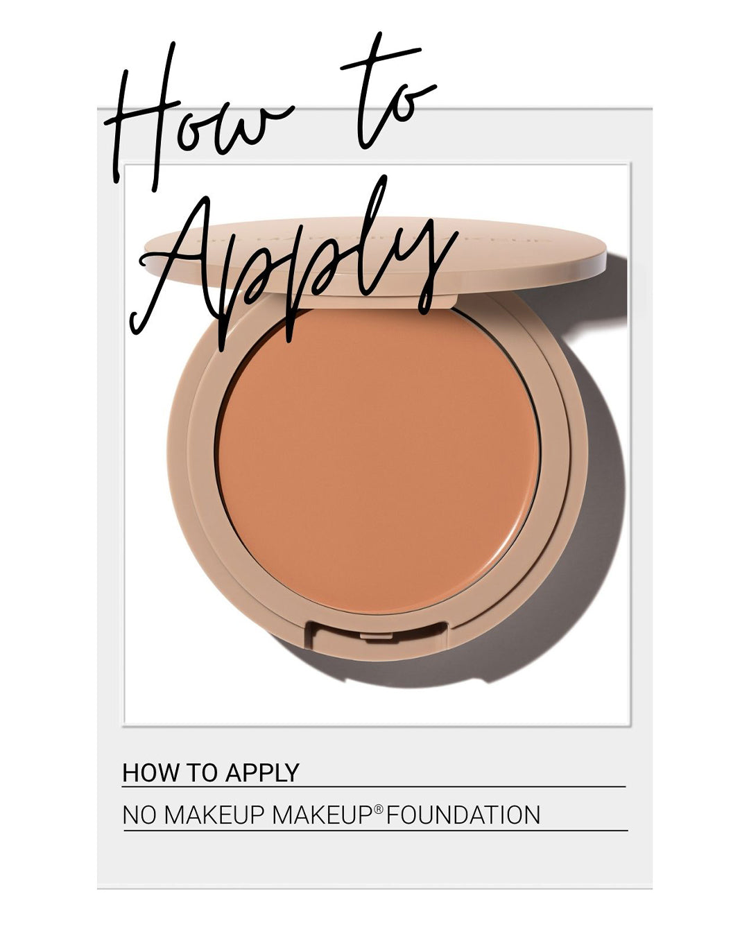 Video showing how to apply No Makeup Makeup® Foundation on Mature Skin
