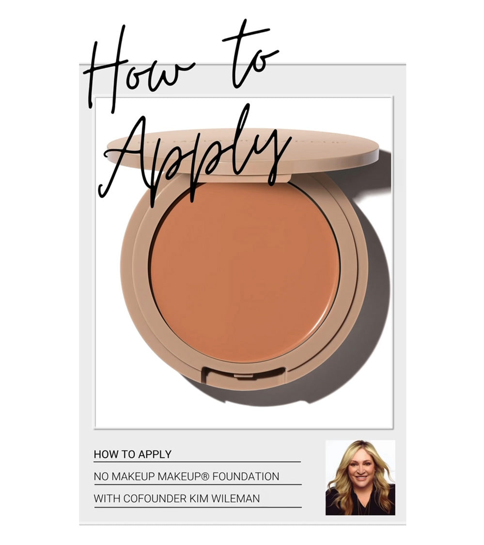 No Makeup Makeup® Co-Founder Kim Wileman shows how to apply No Makeup Makeup® Foundation on Mature Skin