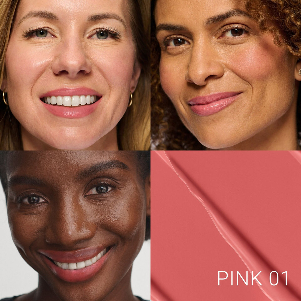No Makep Makeup Creme Classic Lipstick Pink 01 Quad