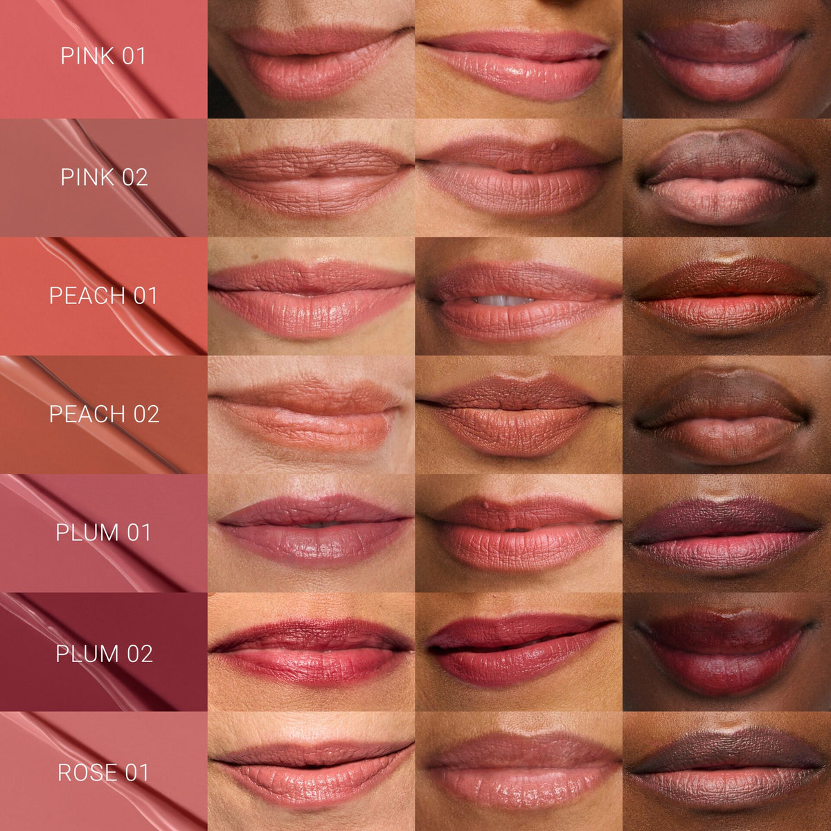 No Makep Makeup Creme Classic Lipstick Chart 7 Shades