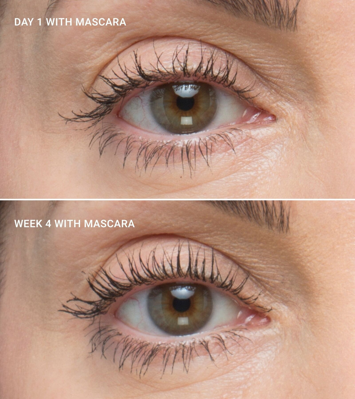 No Makeup Makeup Perfect Swipe Mascara Before and After Results