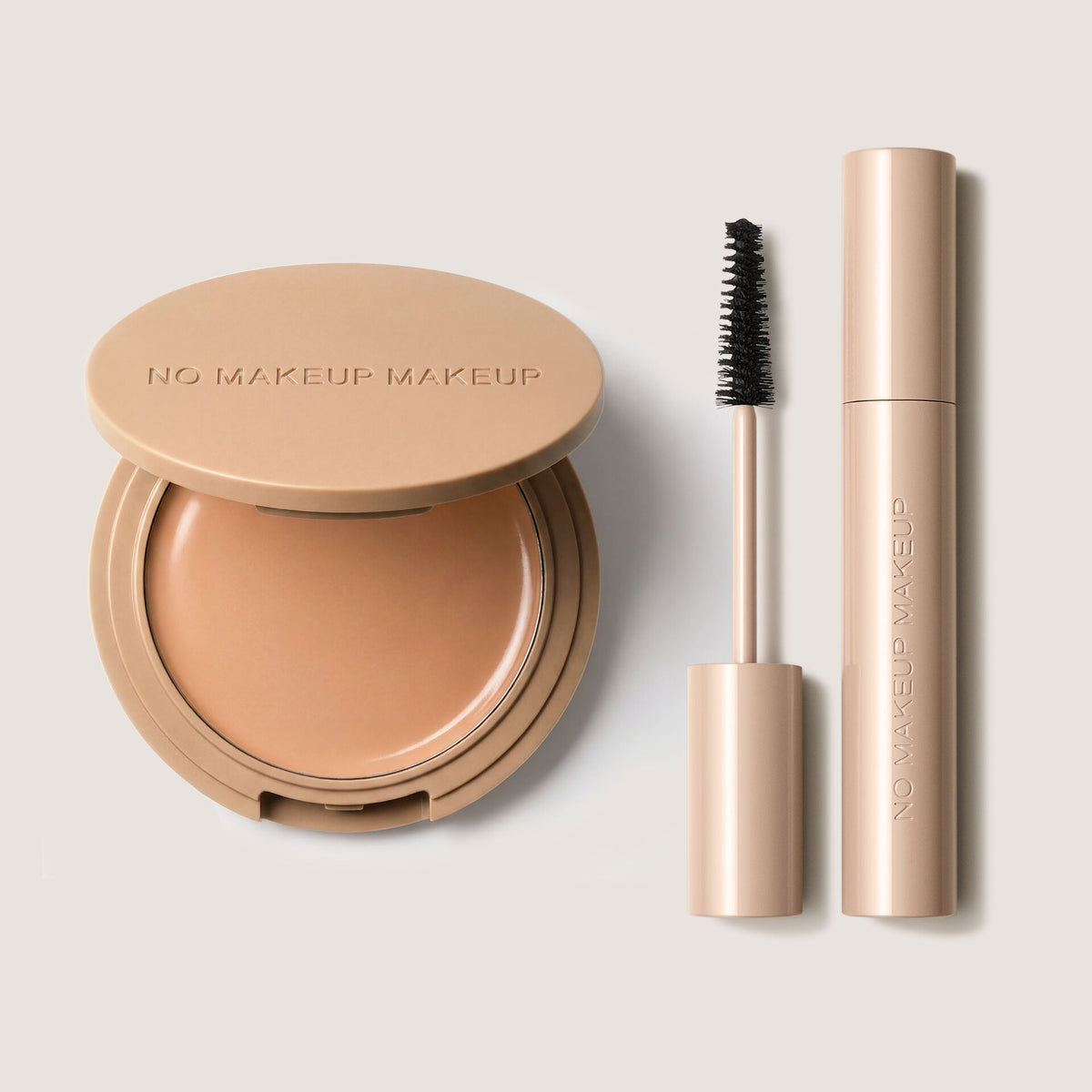 No makeup makeup foundation and perfect swipe mascara